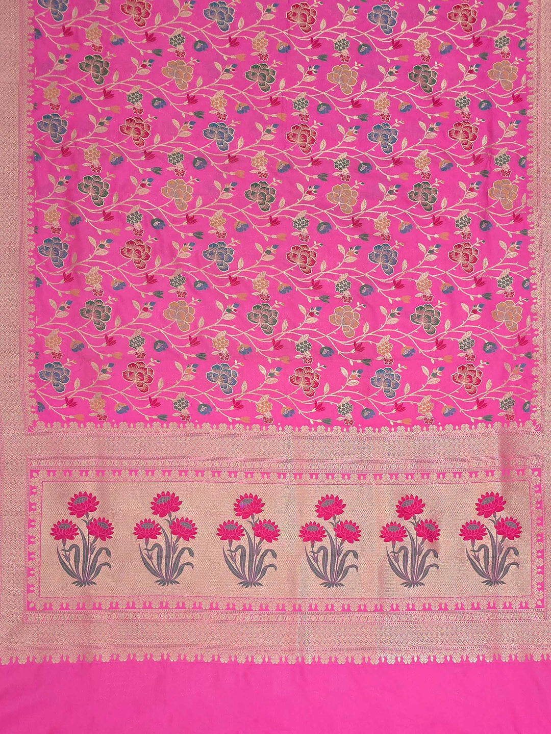 Pink Woven Design Banarasi Saree