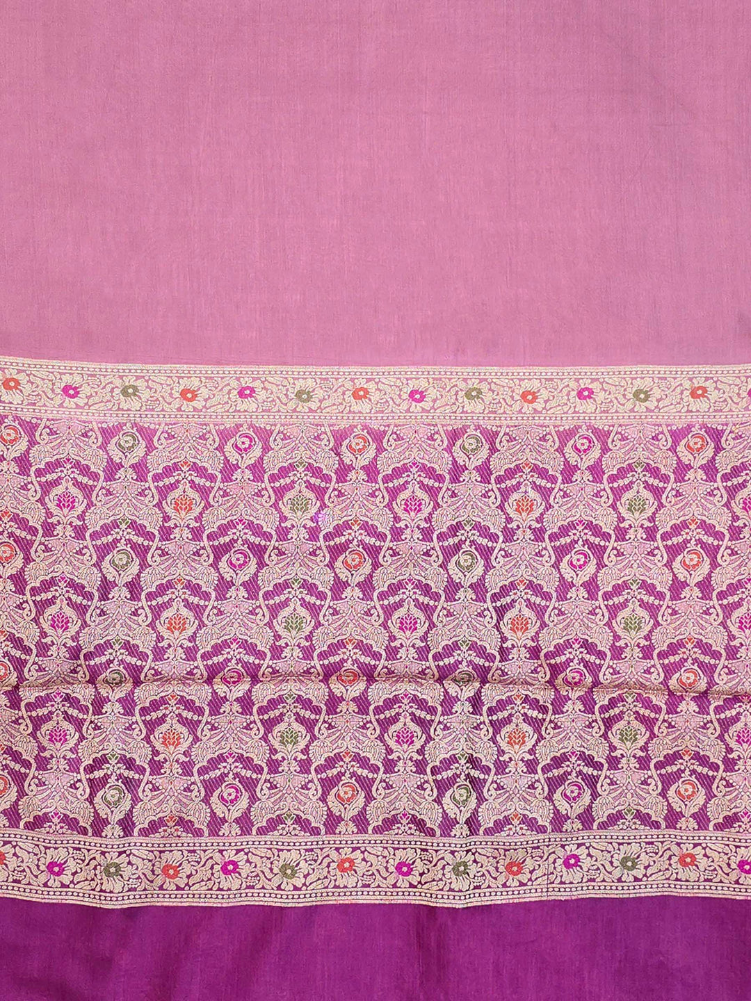 Lavender Art Silk Woven Saree