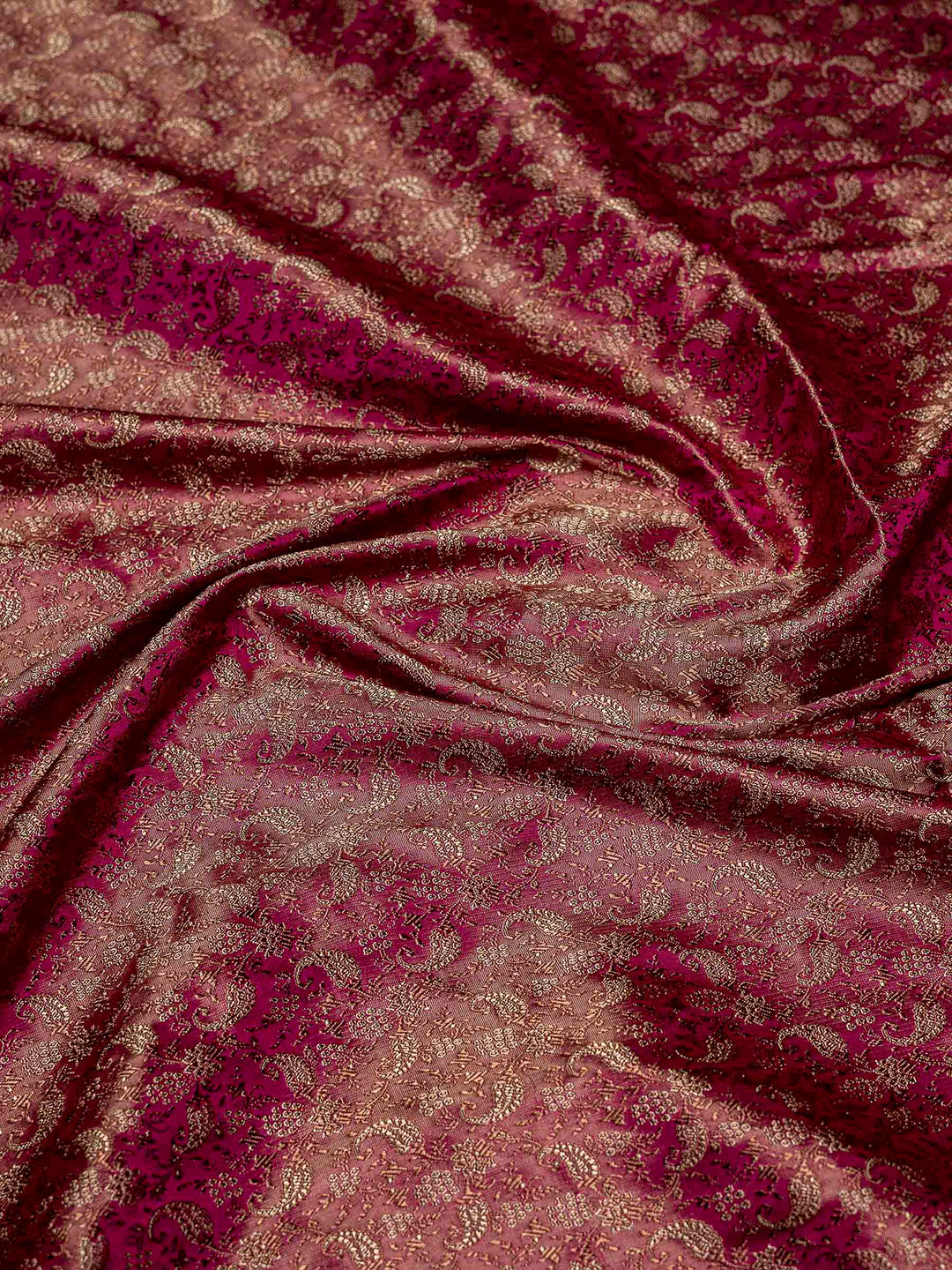 Rani Woven Design Satin Saree