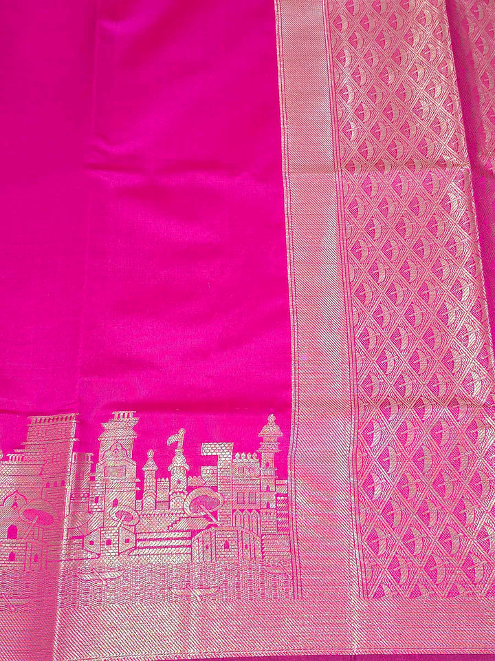 Rani Banarasi Woven Saree