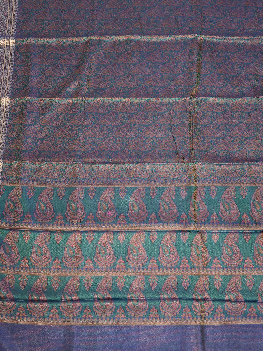 Navy Blue Woven Design Banarasi Saree