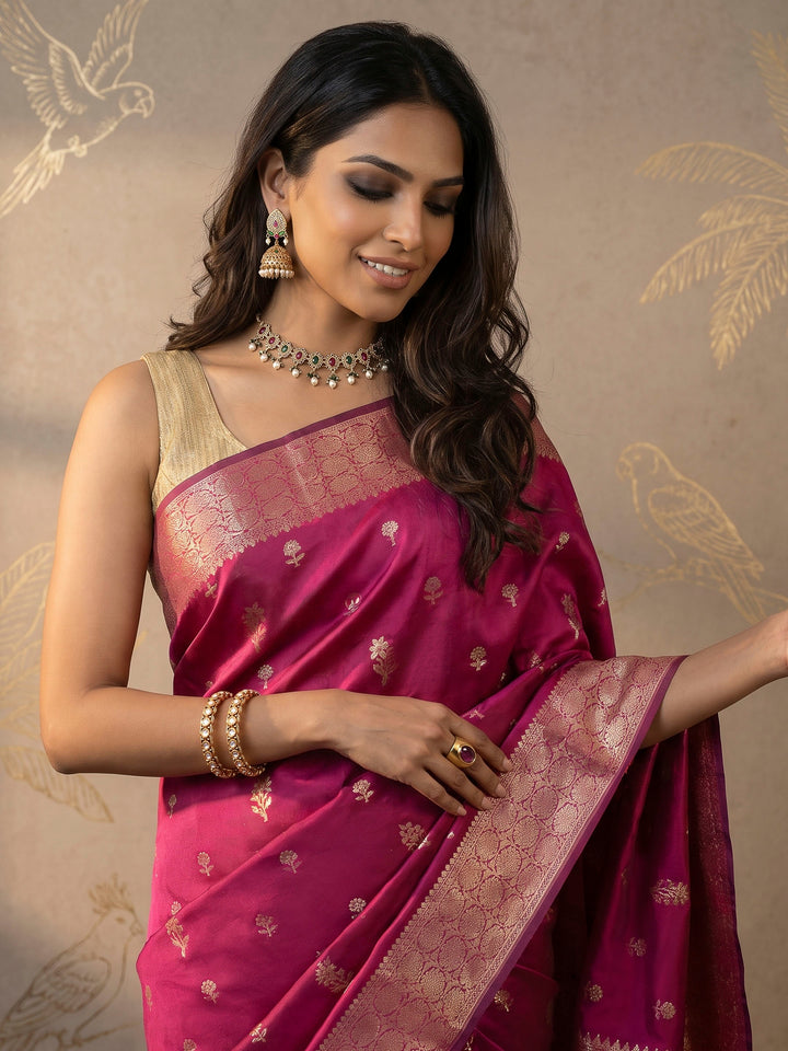 Rani Banarasi Woven Saree
