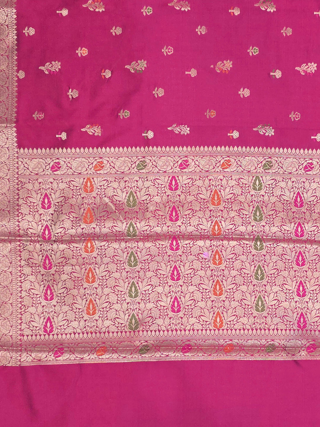 Rani Banarasi Woven Saree