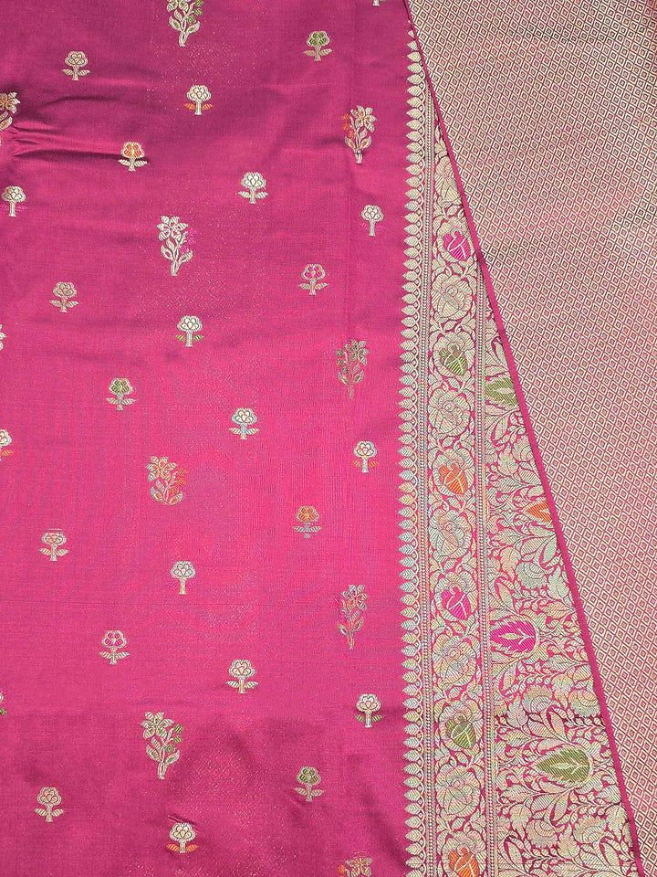 Rani Banarasi Woven Saree