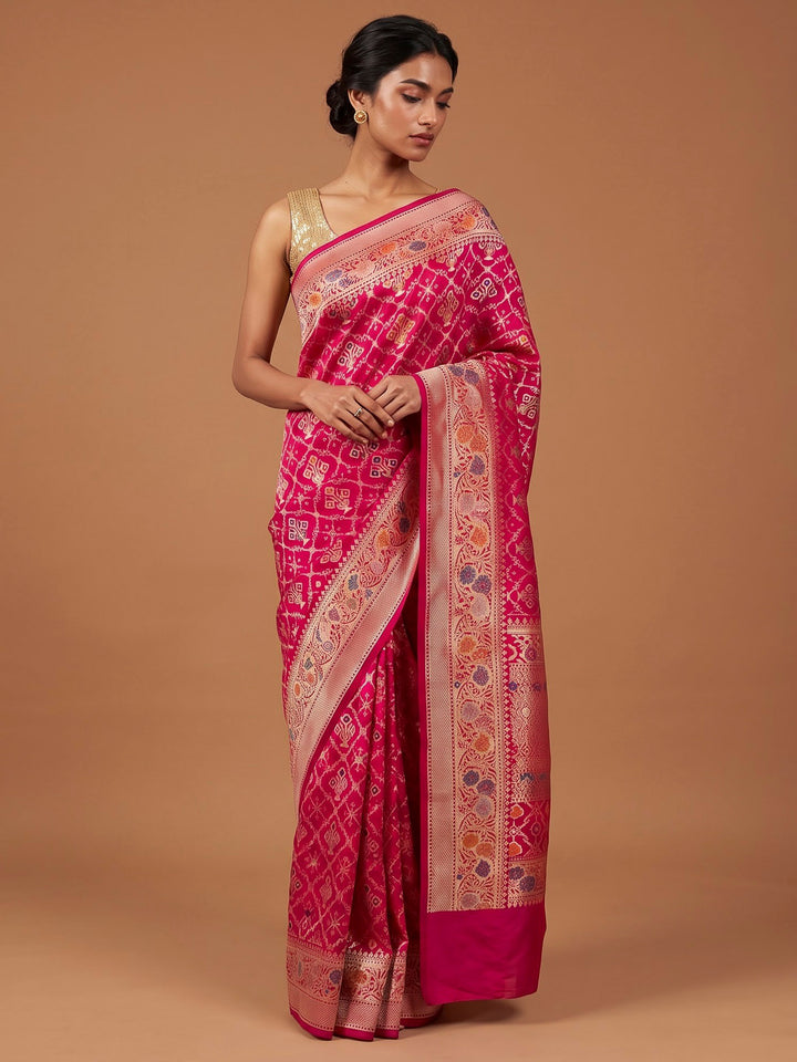 Rani Banarasi Woven Saree