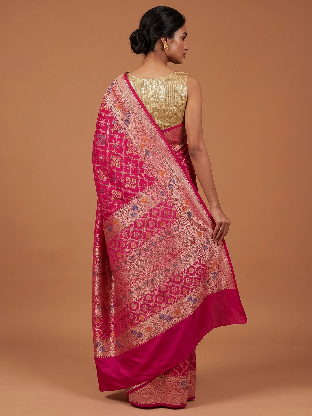 Rani Banarasi Woven Saree