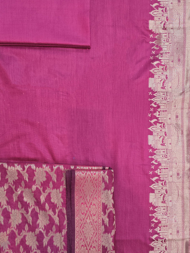 Rani Chanderi Woven Unstitched Dress Material