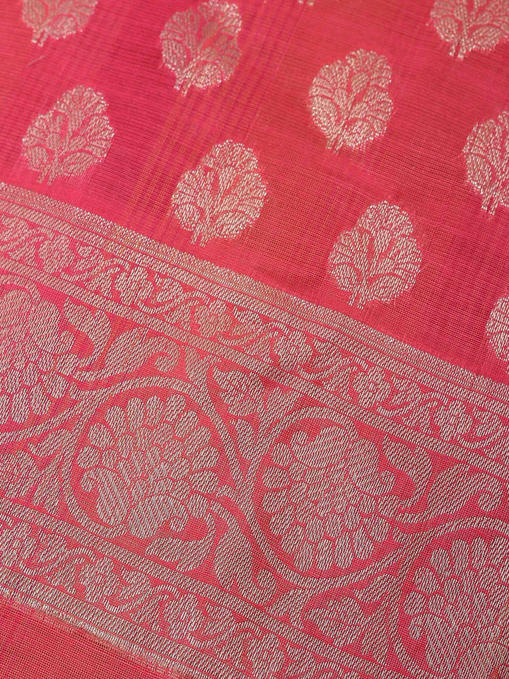 Rani Banarasi Chanderi Unstitched Dress Material