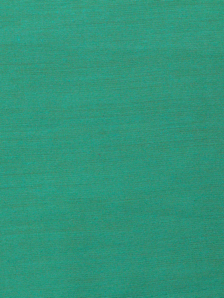Green Banarasi Chanderi Unstitched Dress Material