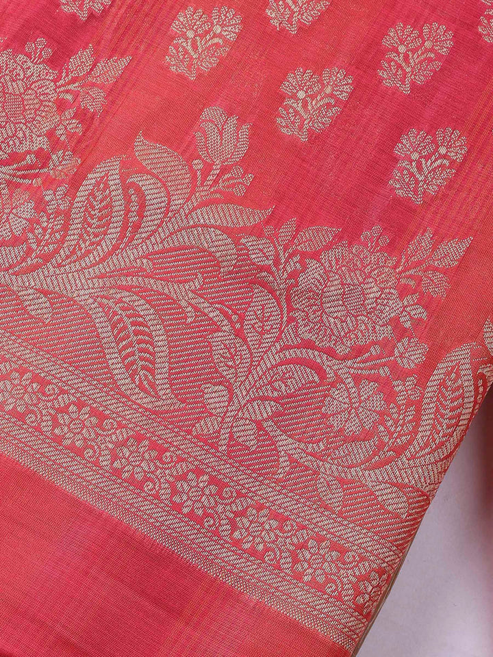 Rani Banarasi Chanderi Unstitched Dress Material