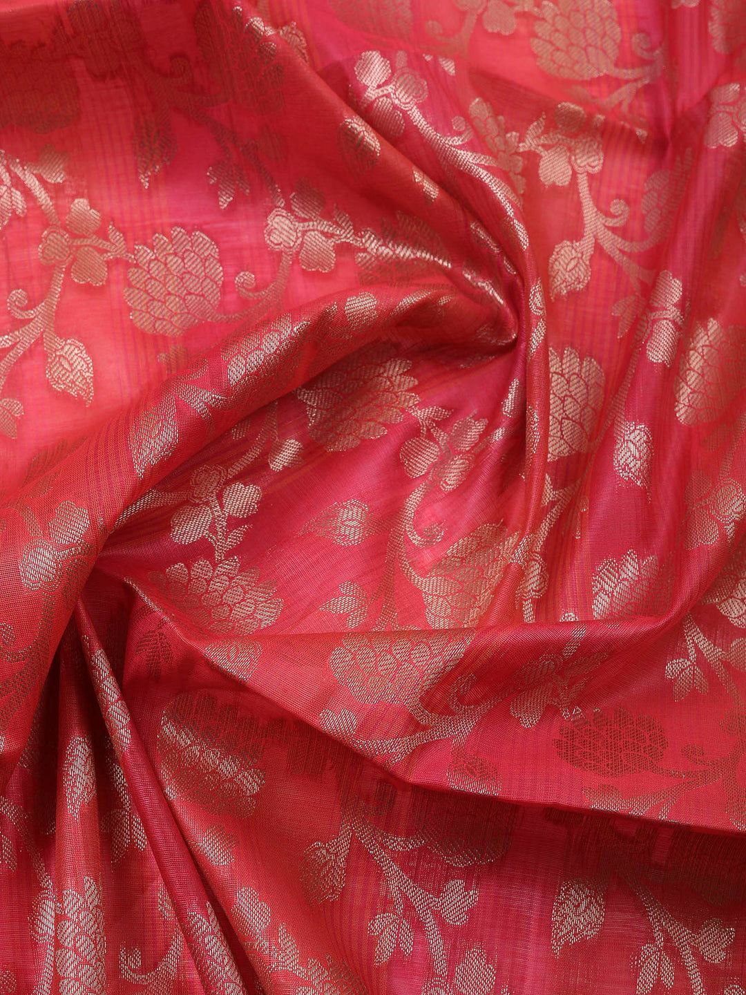 Rani Banarasi Chanderi Unstitched Dress Material