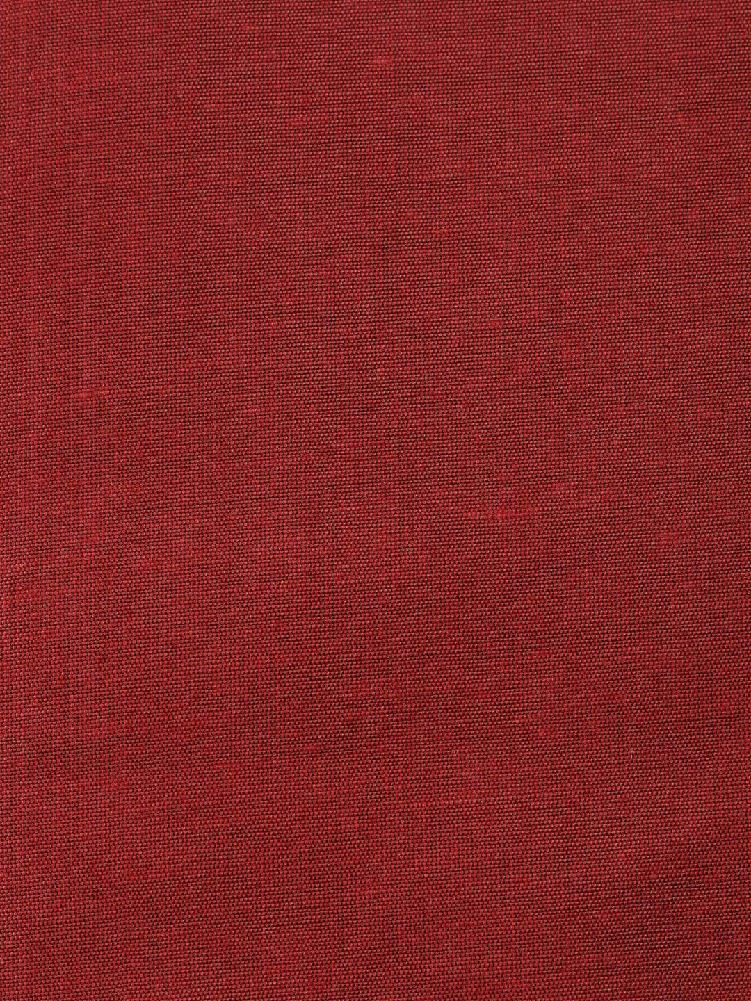 Maroon Banarasi Chanderi Unstitched Dress Material