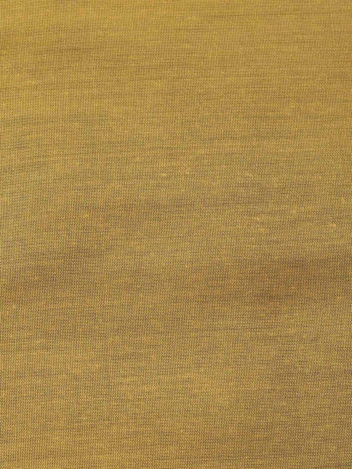 Mustard Banarasi Chanderi Unstitched Dress Material