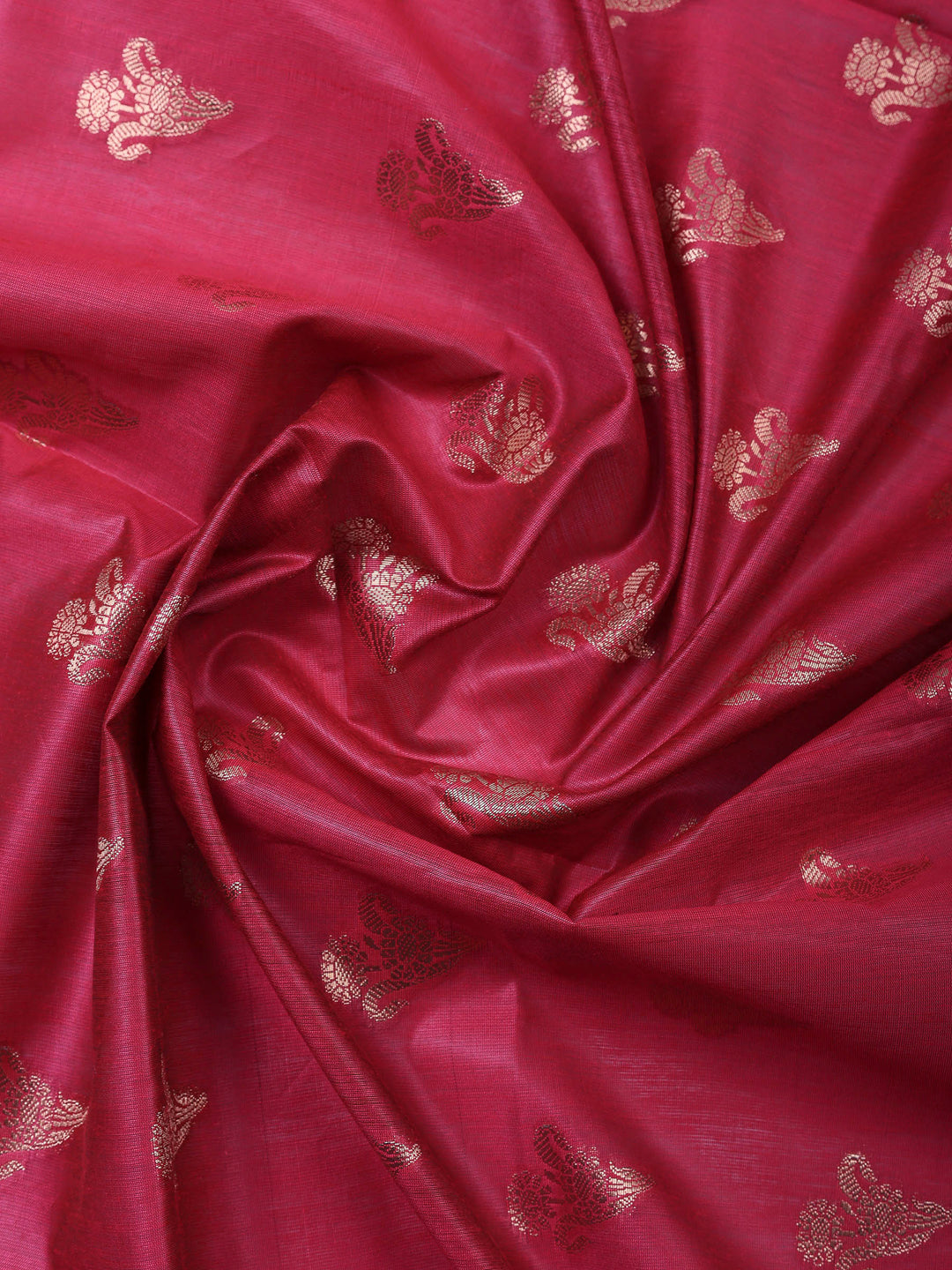 Rani Banarasi Chanderi Unstitched Dress Material