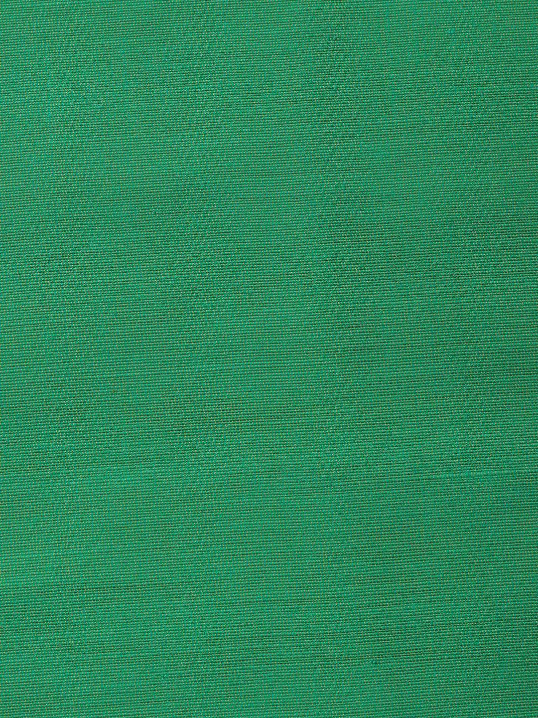 Green Banarasi Chanderi Unstitched Dress Material