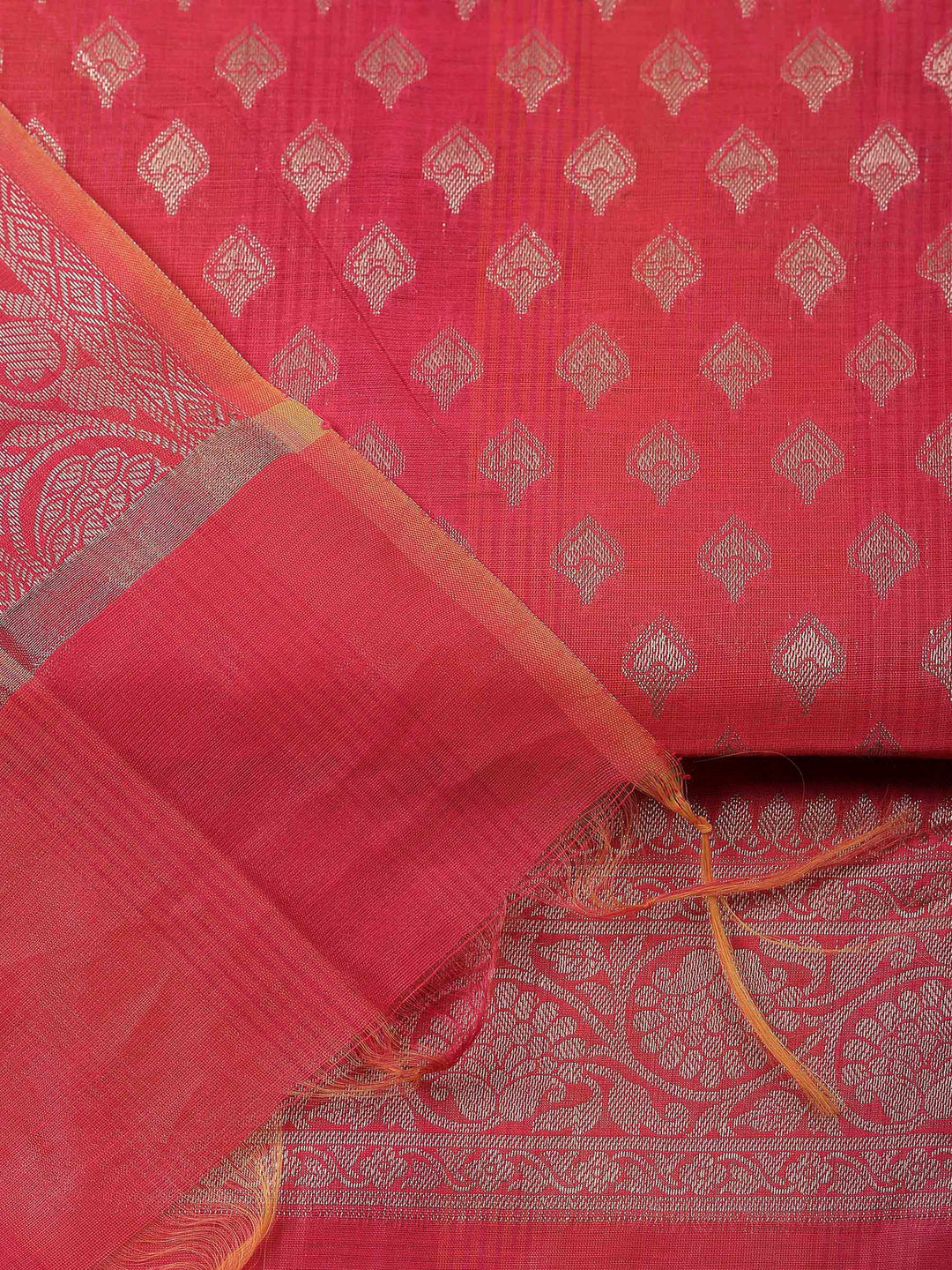 Rani Banarasi Chanderi Unstitched Dress Material