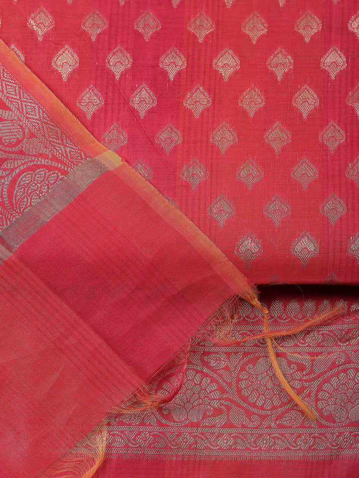 Rani Banarasi Chanderi Unstitched Dress Material