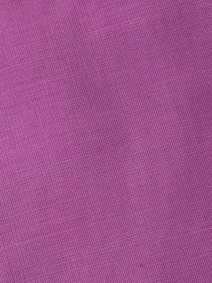 Lavender Chanderi Banarasi Unstitched Dress Material