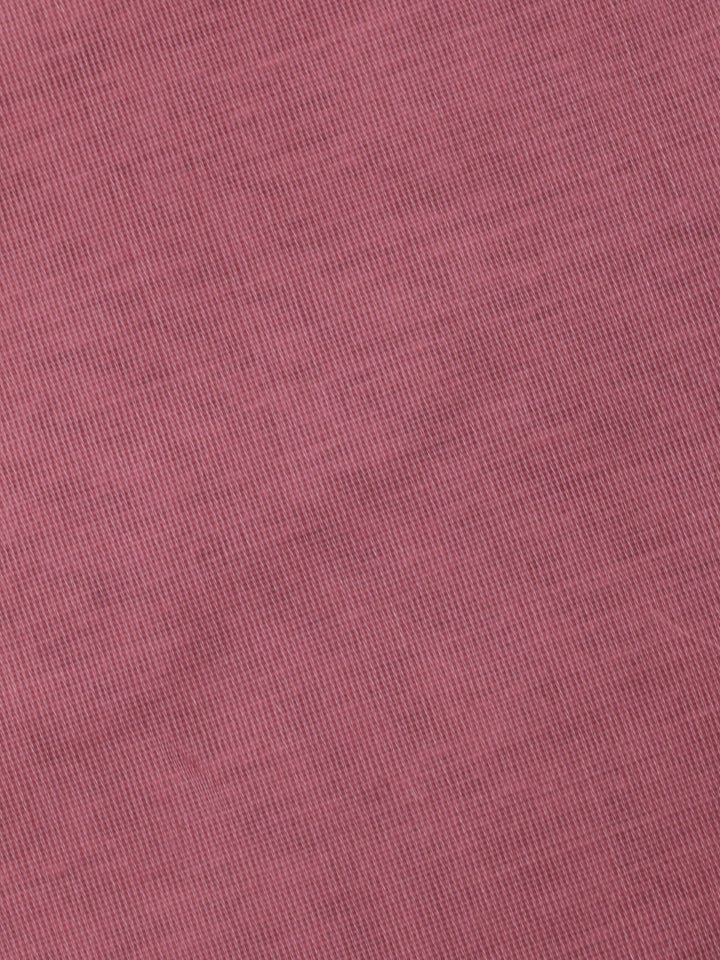 Dull Pink Chanderi Banarasi Unstitched Dress Material