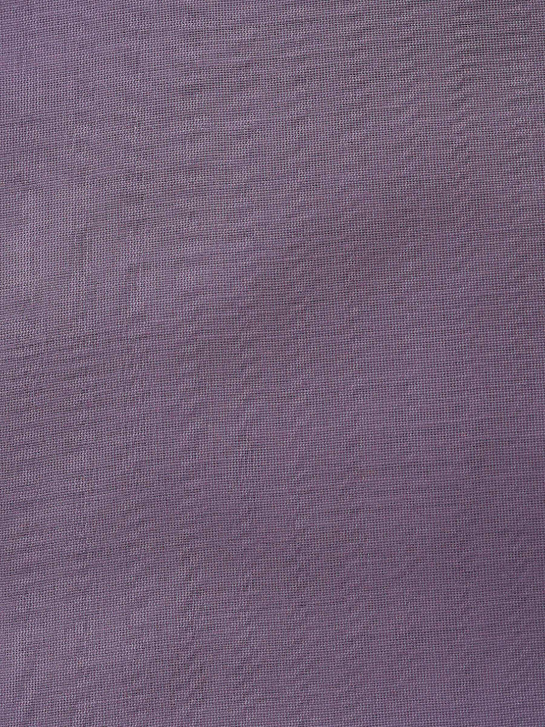 Lavender Woven Design Chanderi Unstitched Suit &amp; Pant With Banarsi Dupatta