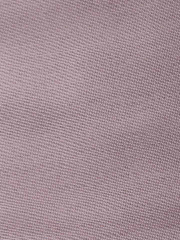 Mauve Woven Design Chanderi Unstitched Suit &amp; Pant With Banarsi Dupatta