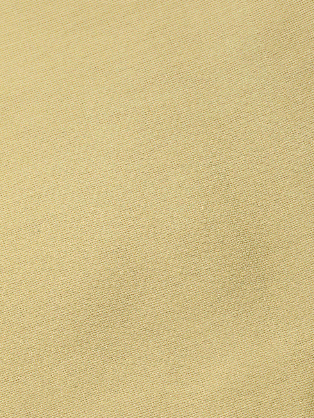 Yellow Woven Design Chanderi Unstitched Suit &amp; Pant With Banarsi Dupatta