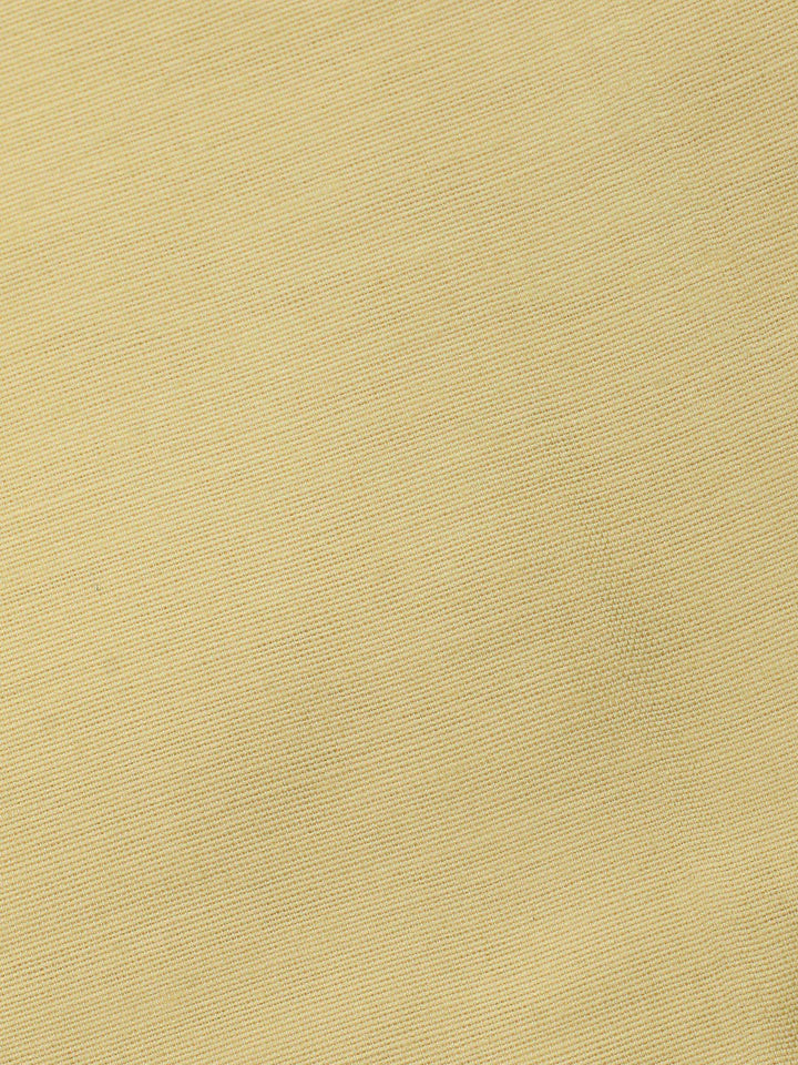 Yellow Woven Design Chanderi Unstitched Suit &amp; Pant With Banarsi Dupatta