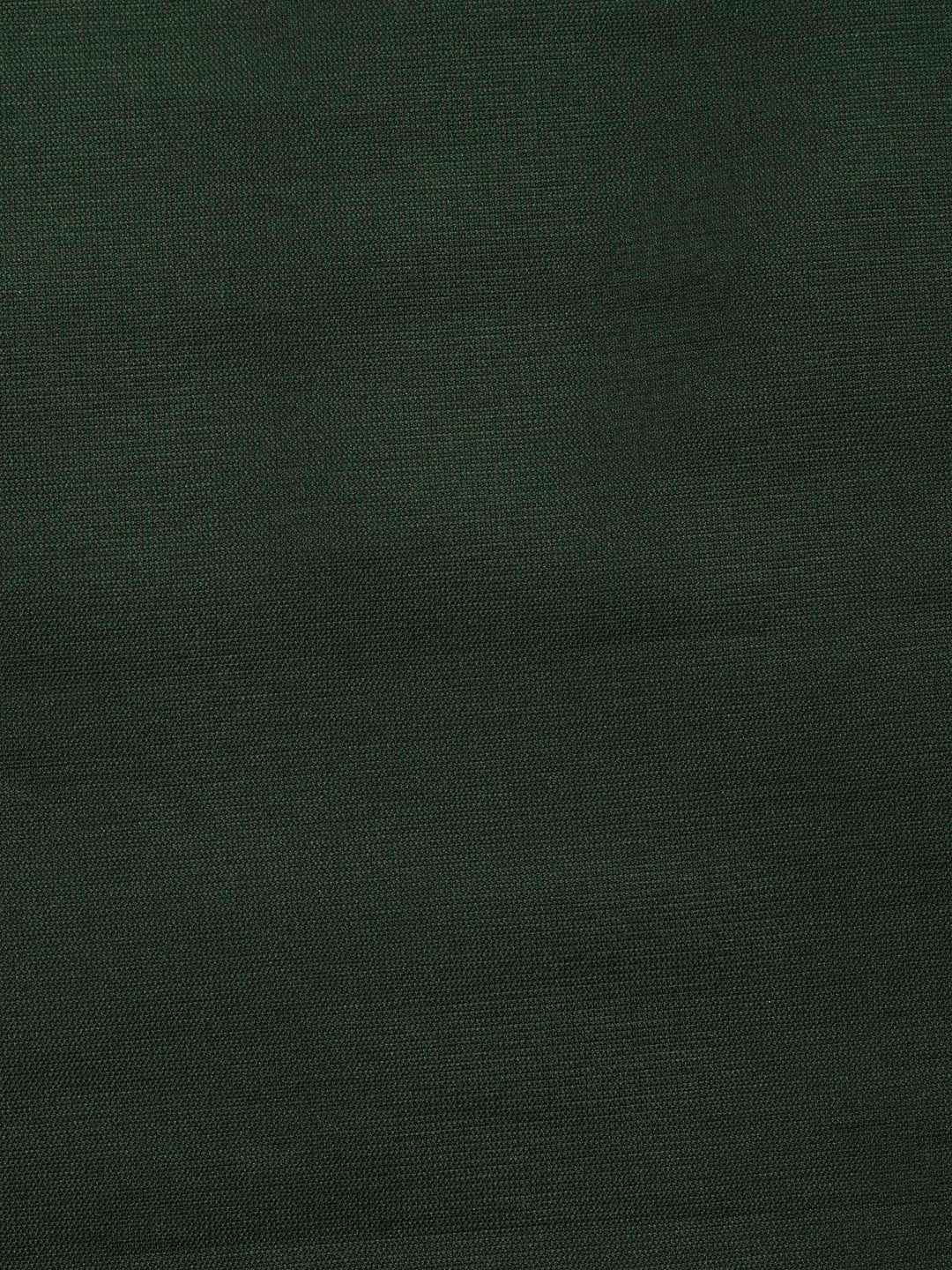 Bottle Green Chanderi Banarasi Unstitched Dress Material