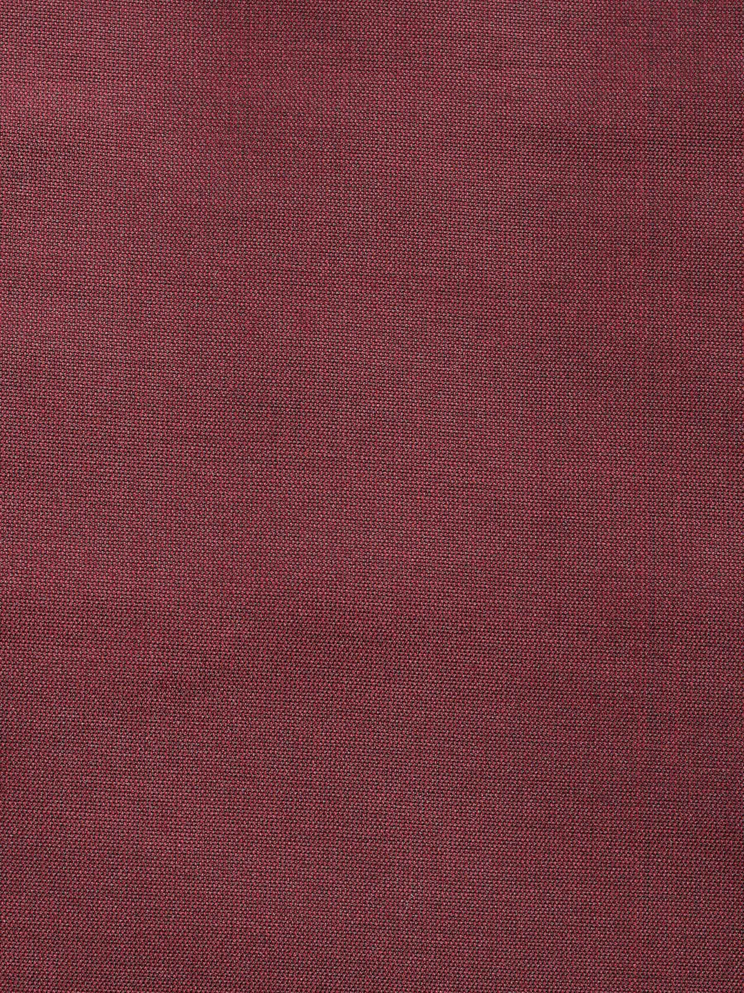 Wine Chanderi Banarasi Unstitched Dress Material