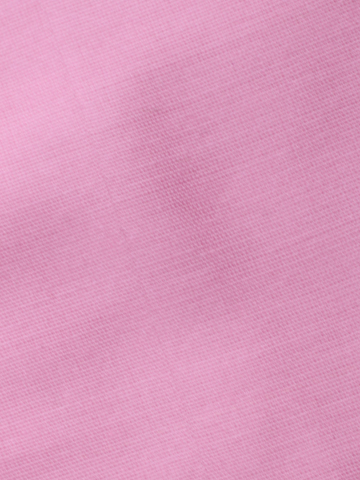 Pink Woven Design Chanderi Unstitched Suit &amp; Pant With Banarsi Dupatta