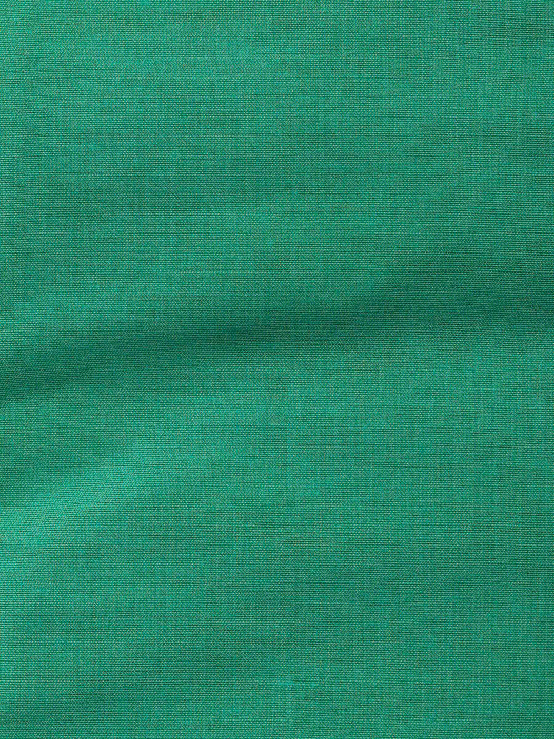Green Woven Design Chanderi Unstitched Suit &amp; Pant With Banarsi Dupatta