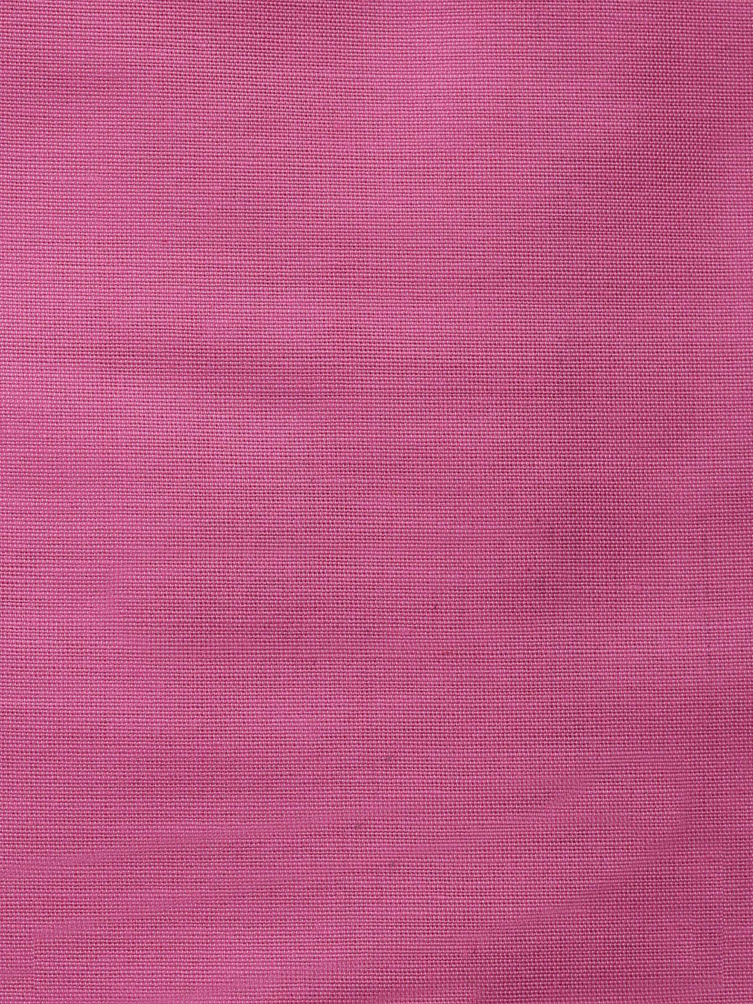 Coral Pink Banarasi Chanderi Unstitched Dress Material