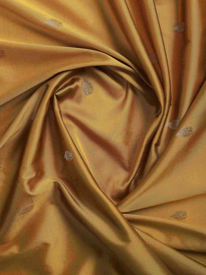 Mustard Woven Design Art Silk Saree