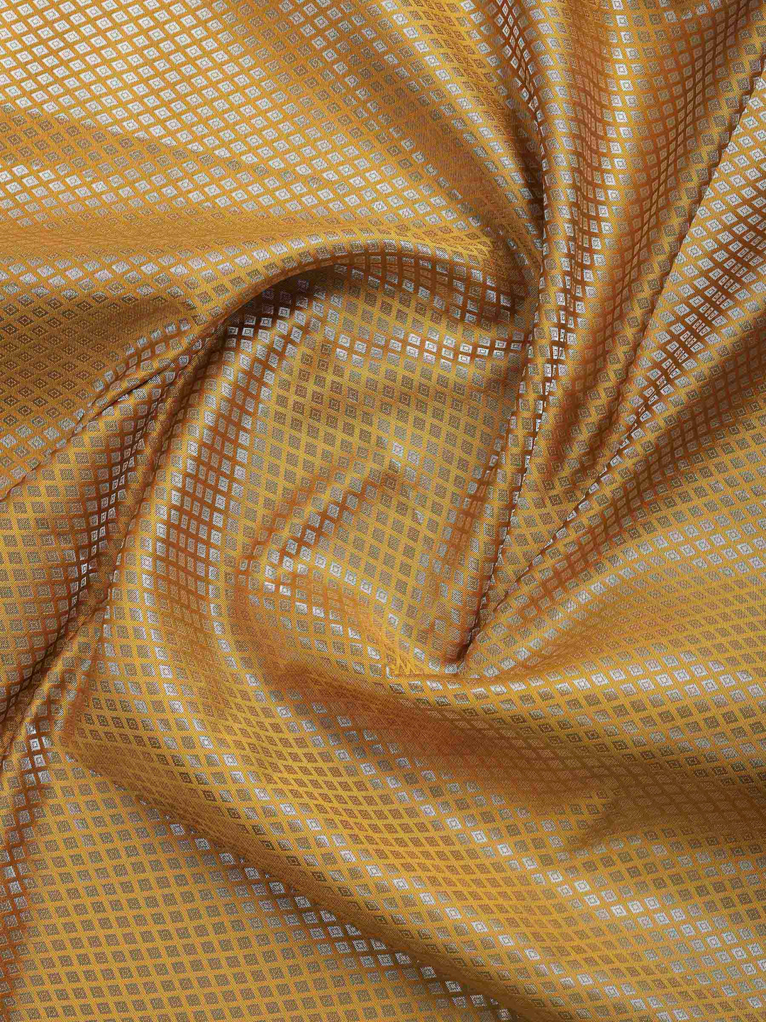 Mustard Woven Design Art Silk Saree