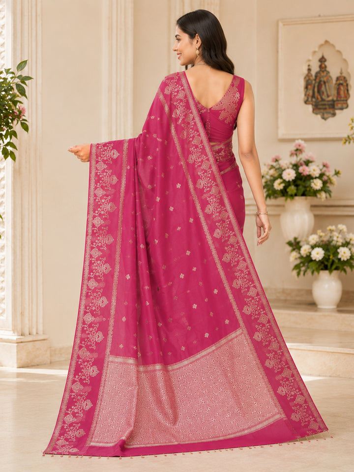 Gazari Woven Design Art Silk Saree