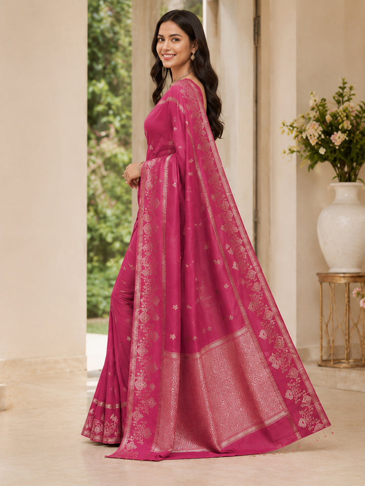 Gazari Woven Design Art Silk Saree