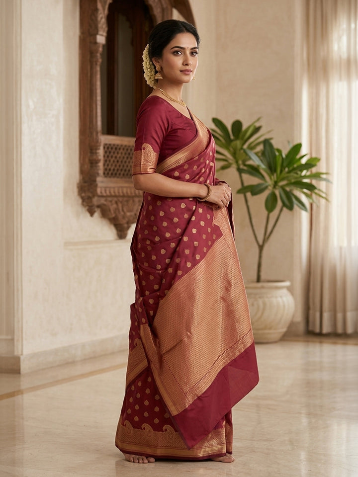 Gazari Woven Design Art Silk Saree