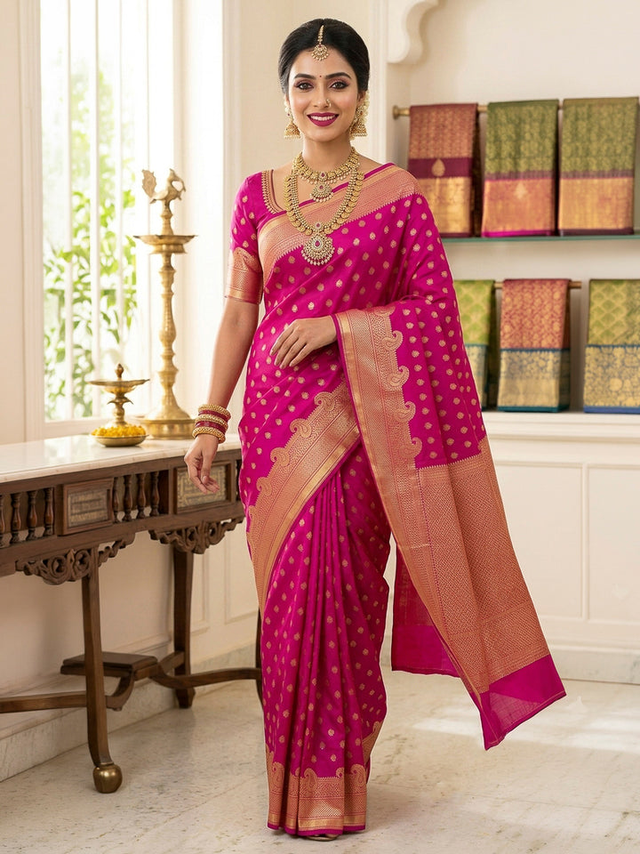 Rani Art Silk Woven Saree