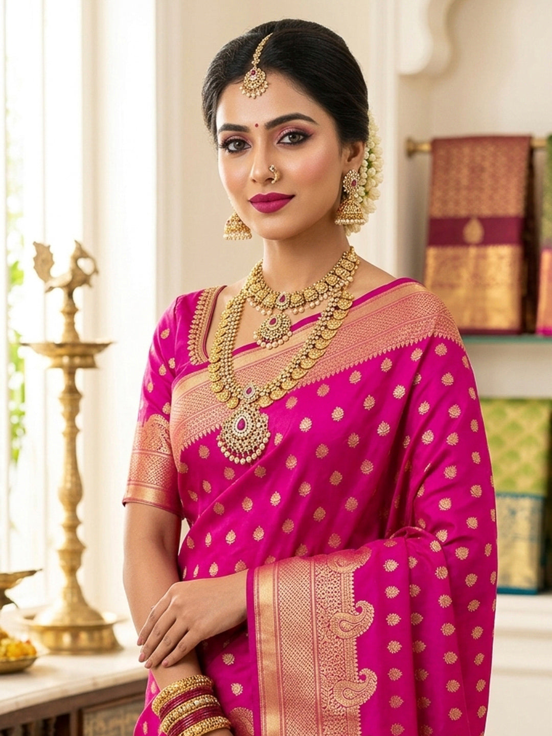 Rani Art Silk Woven Saree