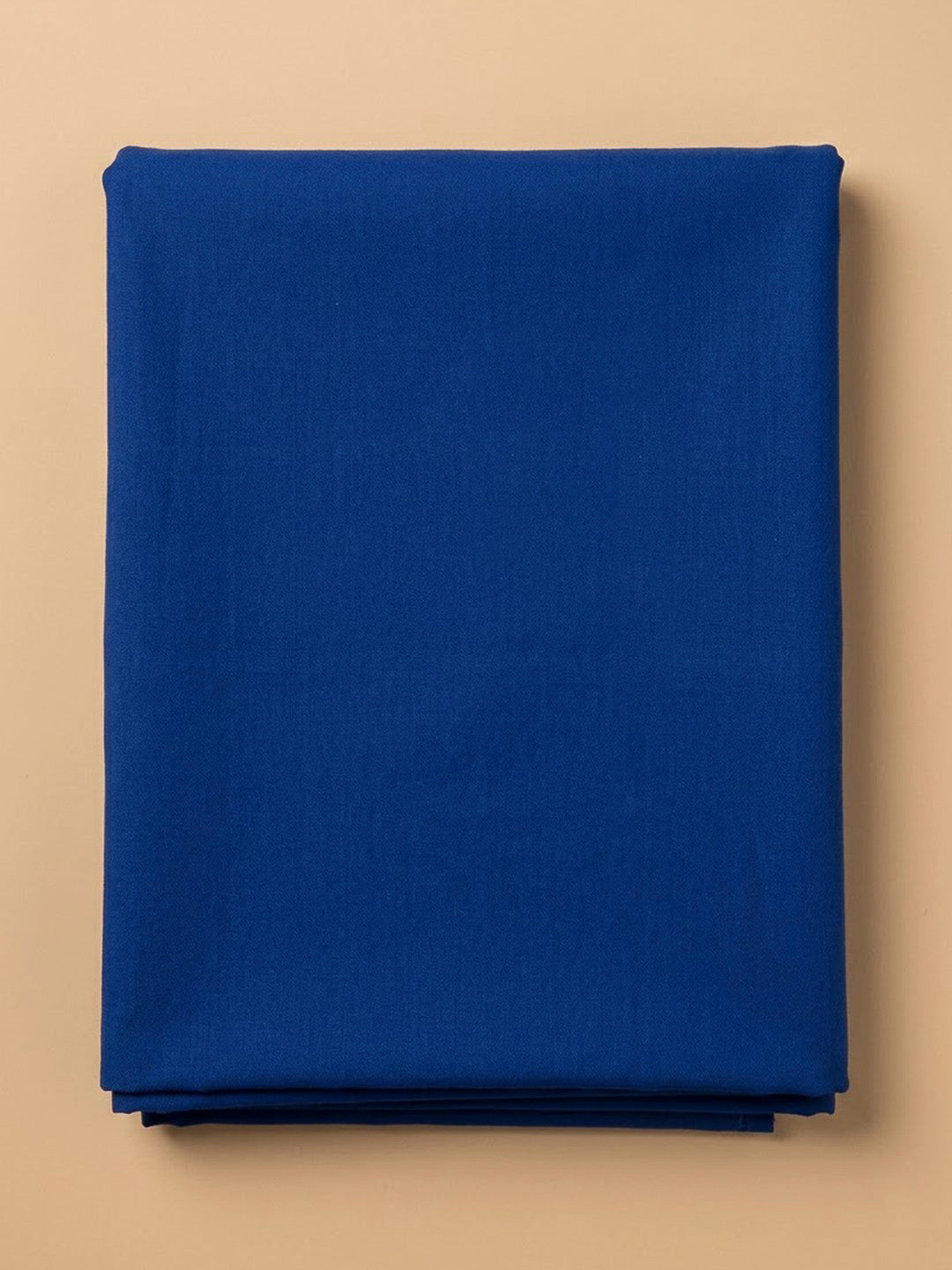 Blue Chanderi Printed Unstitched Dress Material