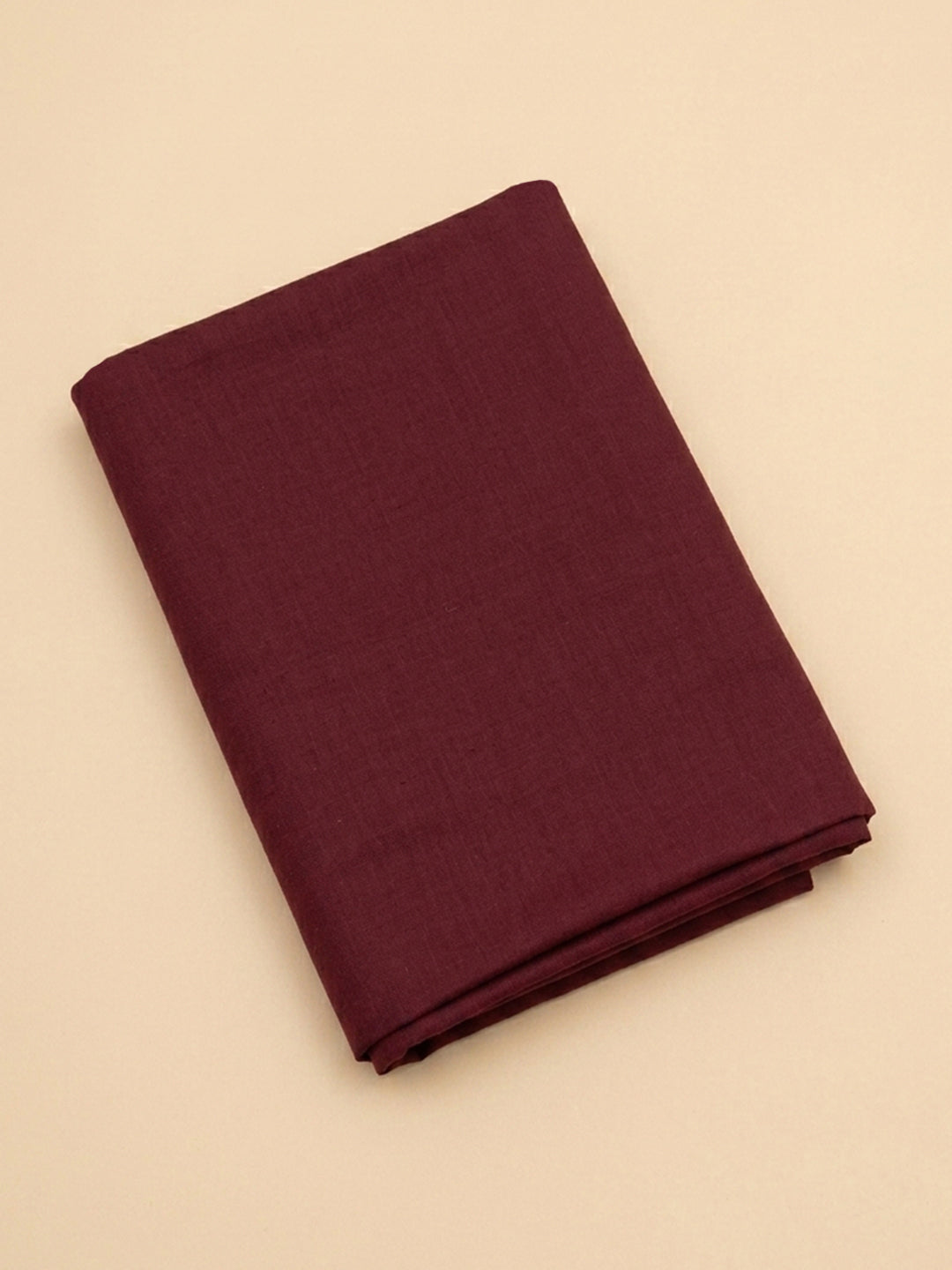 Maroon Embroidered Chanderi Unstitched Suit &amp; Pant With Chanderi Dupatta