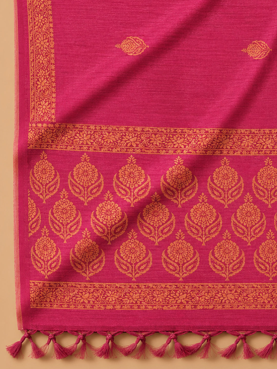 Rani Embroidery Chanderi Unstitched Dress Material