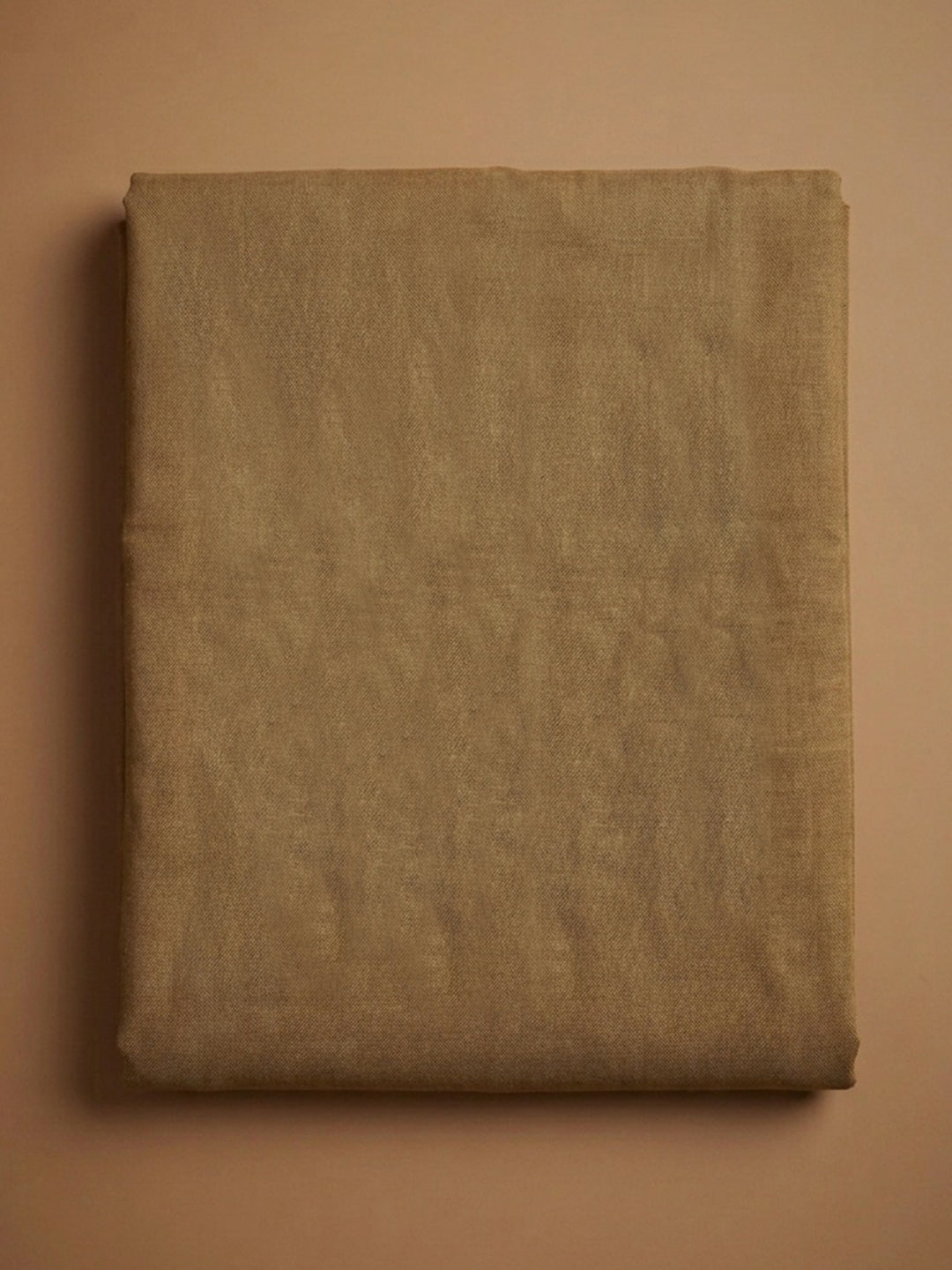 Beige Printed Chanderi Unstitched Dress Material