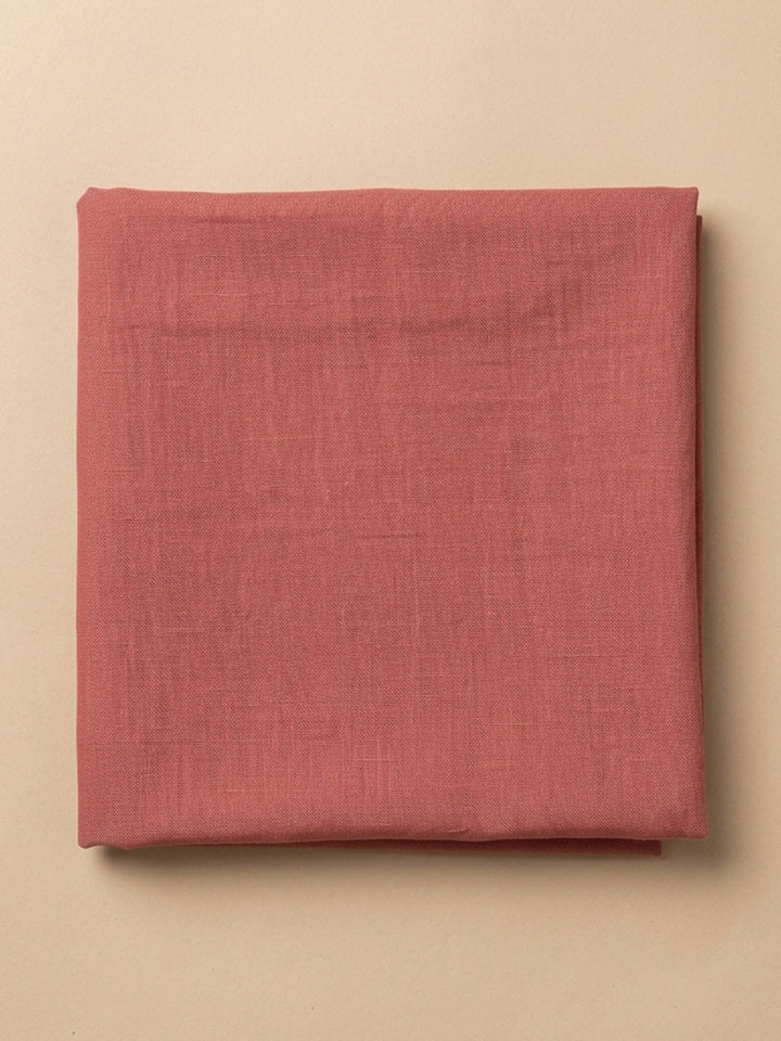 Pink Printed Chanderi Unstitched Dress Material