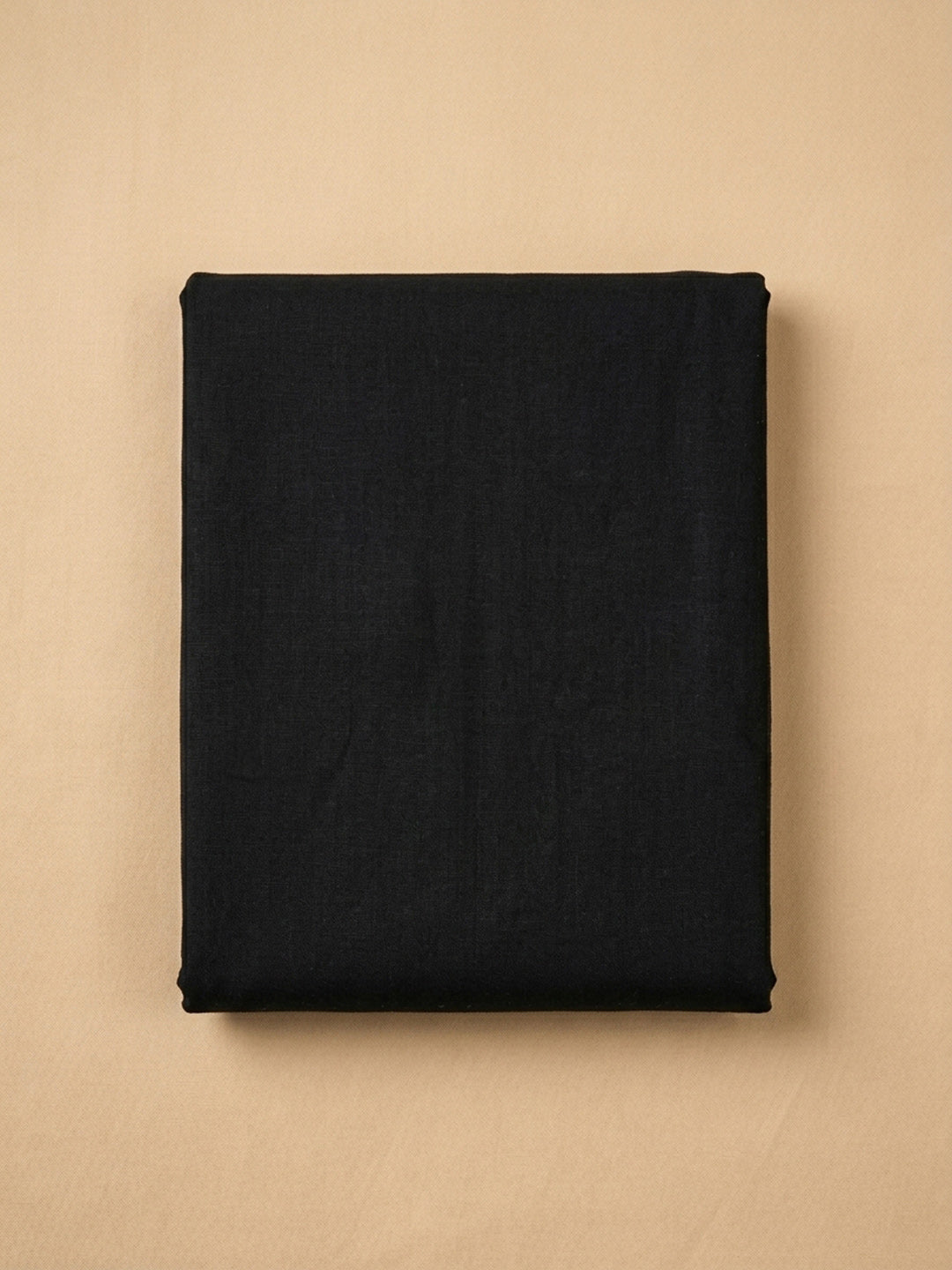 Black Embroidery Chanderi Unstitched Dress Material