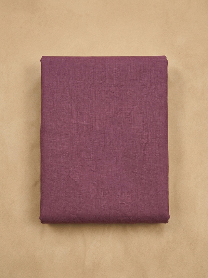 Purple Embroidery Chanderi Unstitched Dress Material