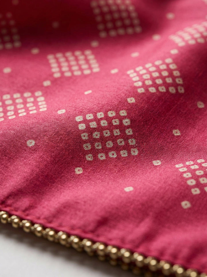 Rani Embroidery Chanderi Unstitched Dress Material