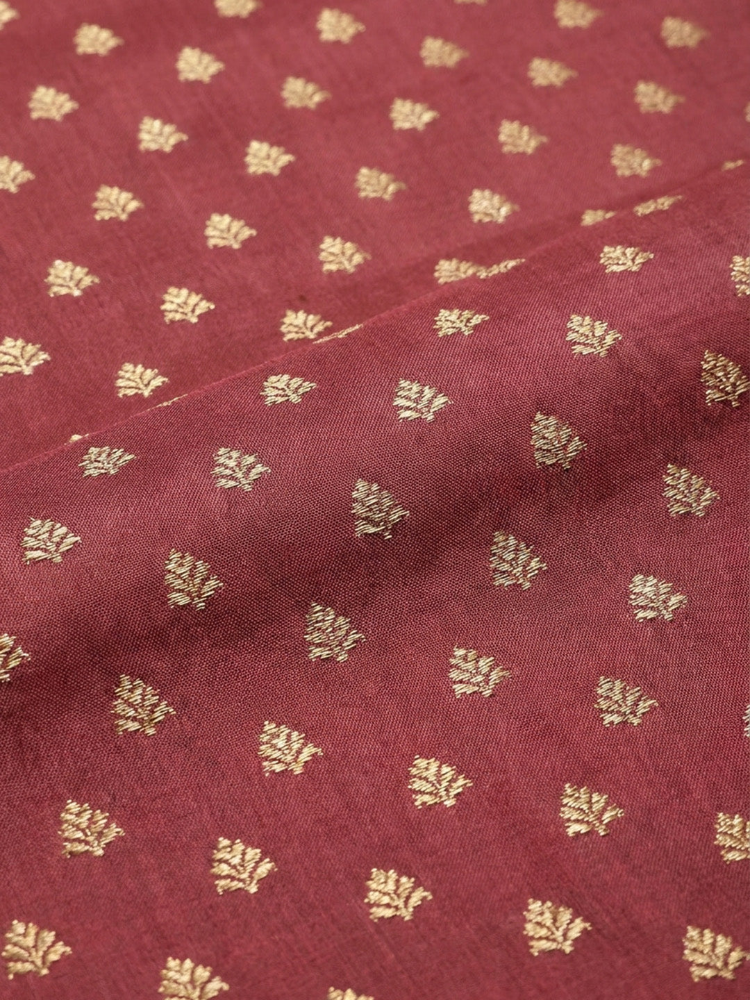 Pink Embroidery Chanderi Unstitched Dress Material
