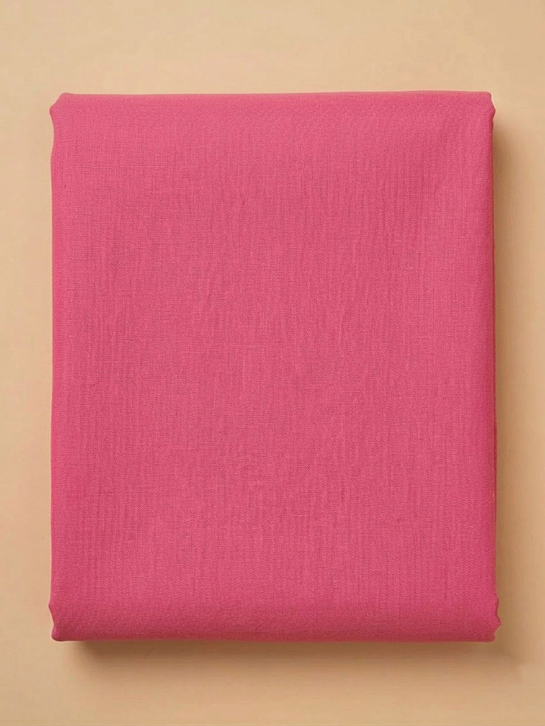 Onion Pink Chanderi Printed Unstitched Dress Material
