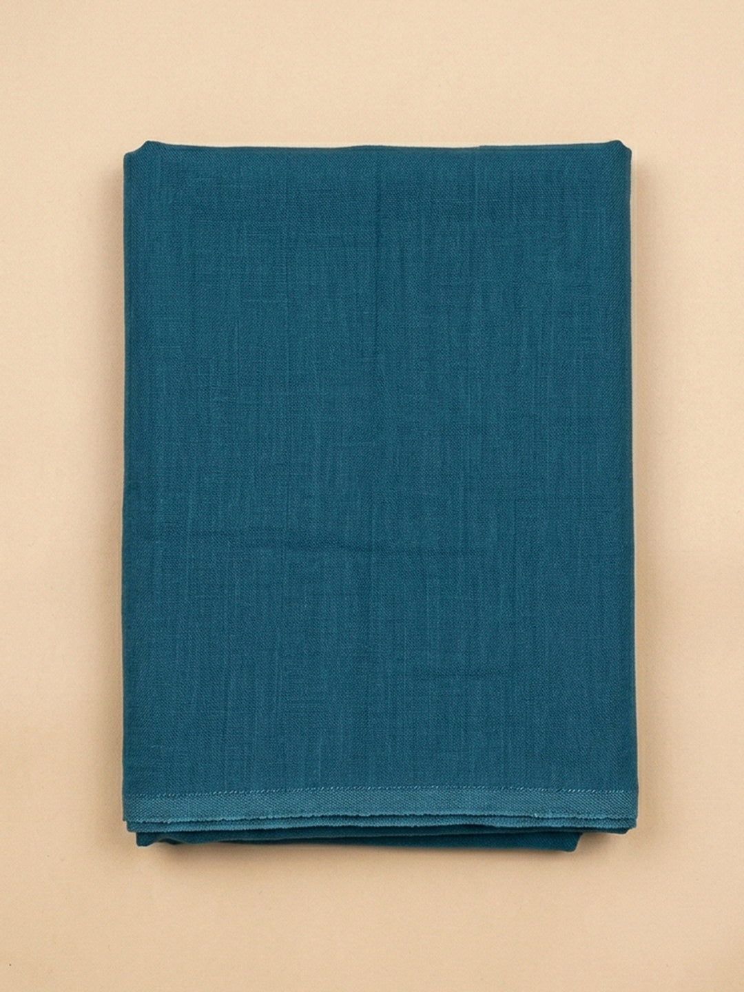 Blue Yoke Embroidery Chanderi Unstitched Dress Material